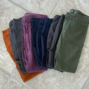 6 pair of OLD NAVY Pixie pants Size 0